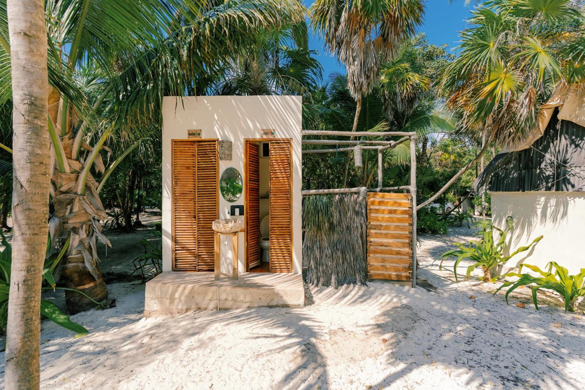 Hotel Cielo Y Selva Punta Allen Buitenkant foto